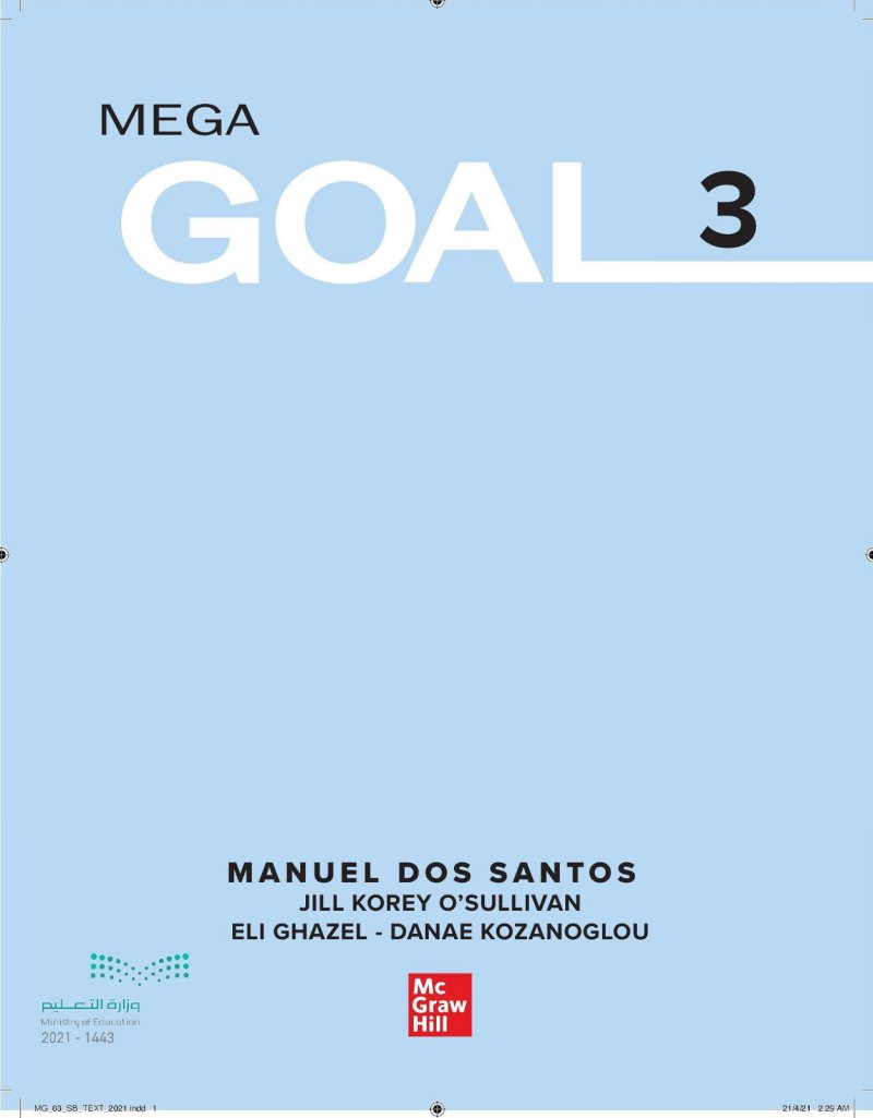 Mega Goal 3 Student book